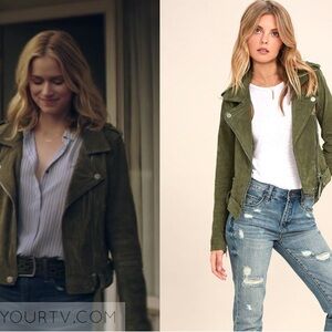 Suede Moto Jacket BLANKNYC - Herb M